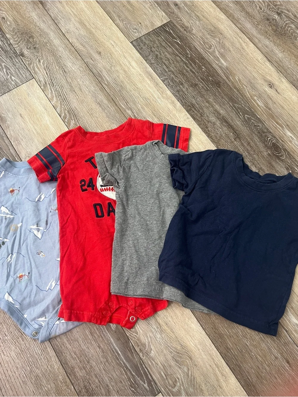 Bundle baby boy bodysuit romper tee